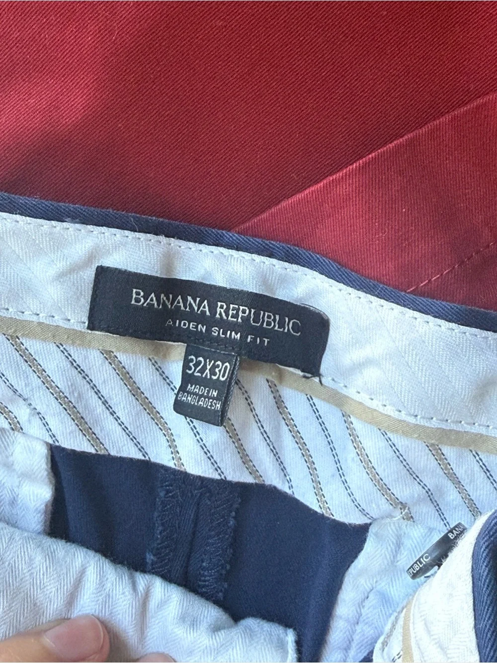 Men's Casual pants (set of 3) Navy, Red, Light Gray